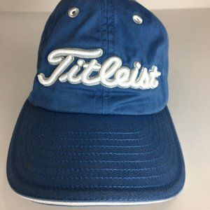 Titleist Blue Embroidered Adjustable Golf Hat